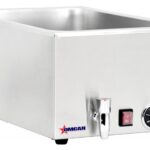 OMCAN - Single chamber food warmer with 2 half-size pans or 1 full-size pan capacity