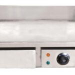 OMCAN - 22-inch Stainless Steel Griddle with Smooth Surface