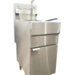 OMCAN - Natural Gas Floor Fryer with 90,000 BTU