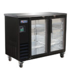 IKON- 49.1'' Back Bar Refrigerator Sliding Doors