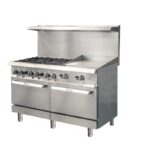 IKON- 60'' Range 60" - 6 burners - 24" T-stat griddle