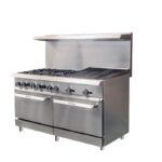 IKON- 60'' Range 60" - 6 burners - 24" radiant broiler