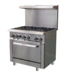 IKON- 39'' Gas range - 6 burners with oven