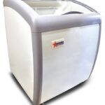 OMCAN - 26-inch Ice Cream Display Chest Freezer with Curve Glass Top - 31455