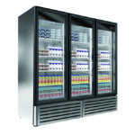 Kool-It - Signature - 78.75'' stainless steel merchandiser refrigerator